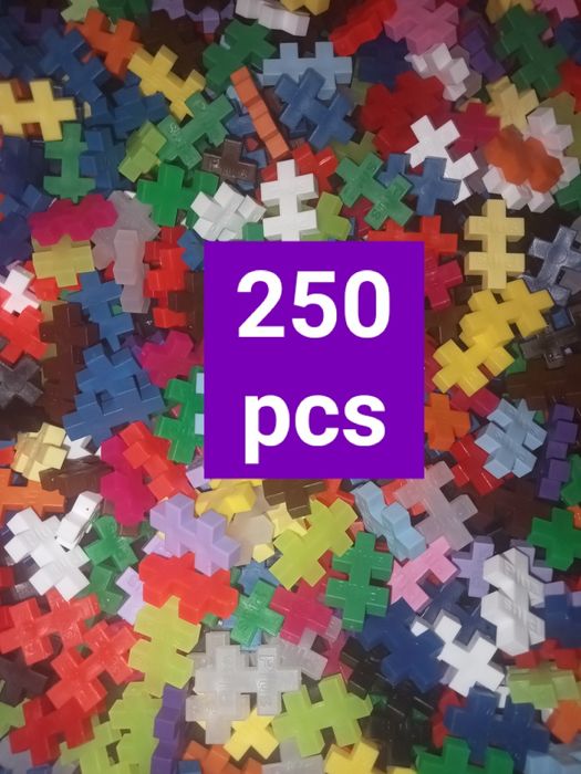 250 pcs klocki konstrukcyjne plus-plus mini zestaw budowlany