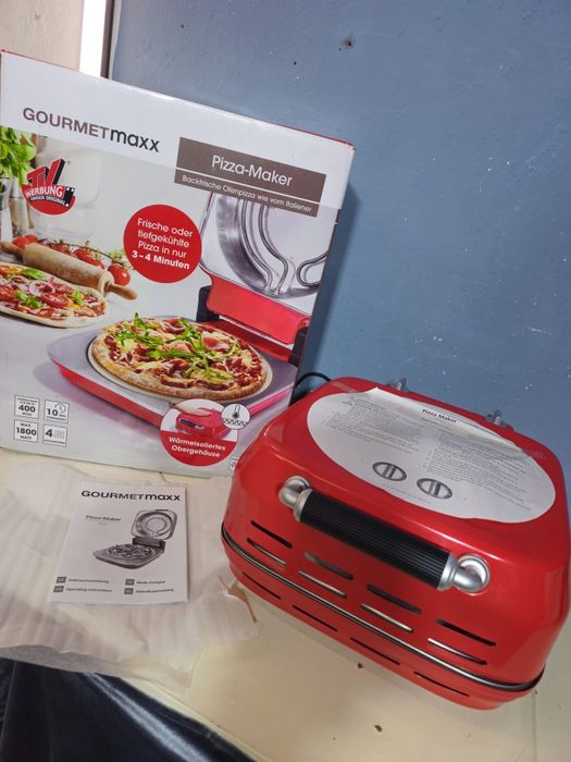 Nowy Elektryczny piec do pizzy z kamieniem do pizzy o mocy 1800W timer