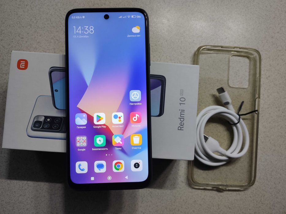 Xiaomi Redmi 10 2022  6+5/128 GB.  дісплей 90 гц , камера 50 мП