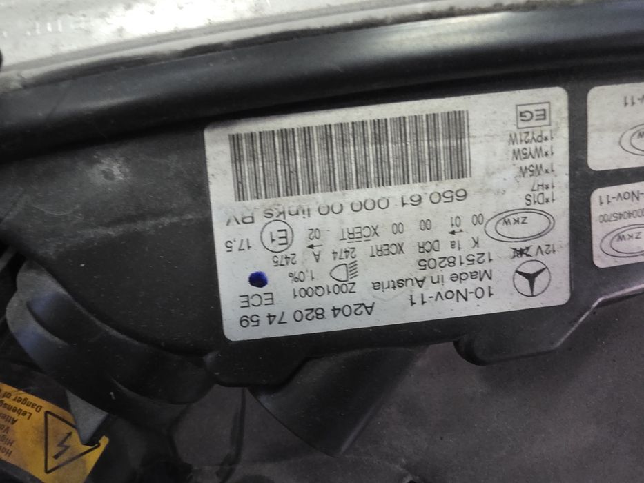 Mercedes glk x204 light bi-xenon A204.820.7559 / A204.820.7459