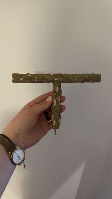 Akcesoria dla ptaków papug huśtawka drabinka żerdź patyk