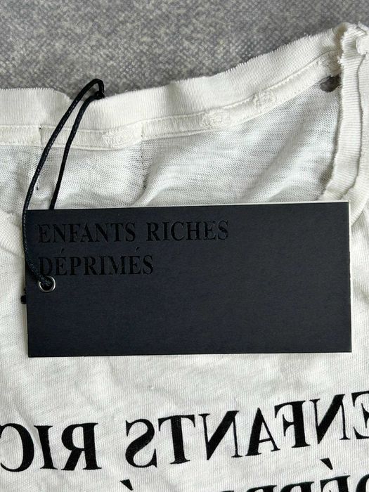 Футболка біла Enfants Riches Deprimes archive distressed белая