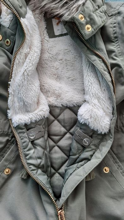 Kurtka parka 104 dziewczęca