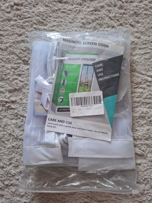 Moskitiera magnetyczna na drzwi balkonowe 95x210