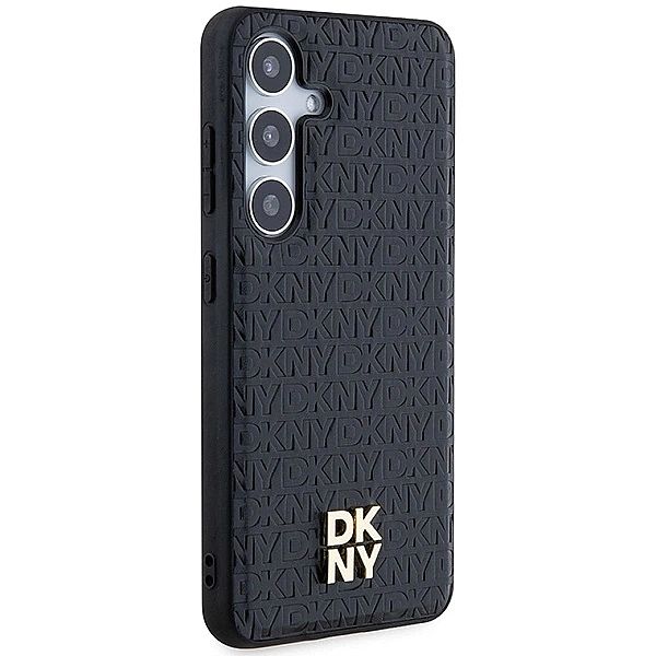 Etui DKNY Leather Pattern Metal Logo MagSafe na Samsung Galaxy S24+ -