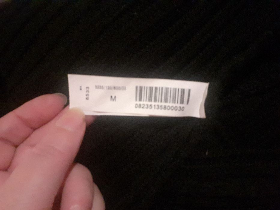 Camisola Preta em Malha. Tam M