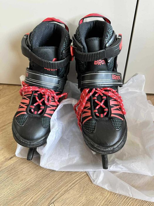 Łyżwy regulowane Broyx rozmiar 34-37