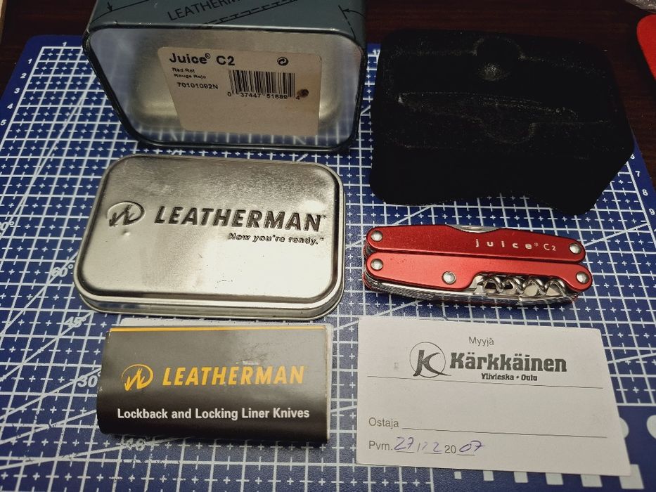 Unikatowy zestaw Leatherman Juice C2 - kolekcjonerski multitool