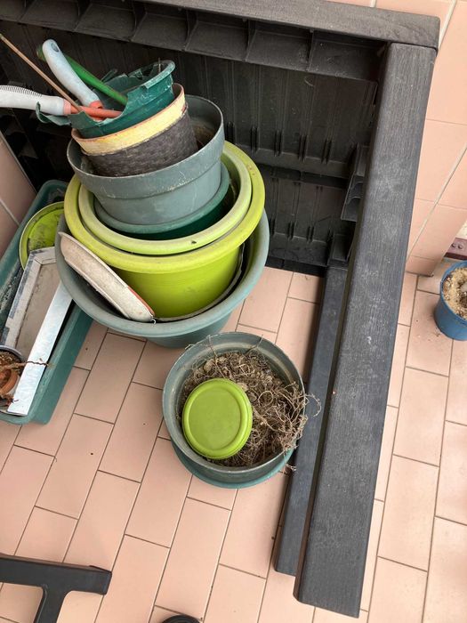 Compro perna de mesa de jardim de plástico