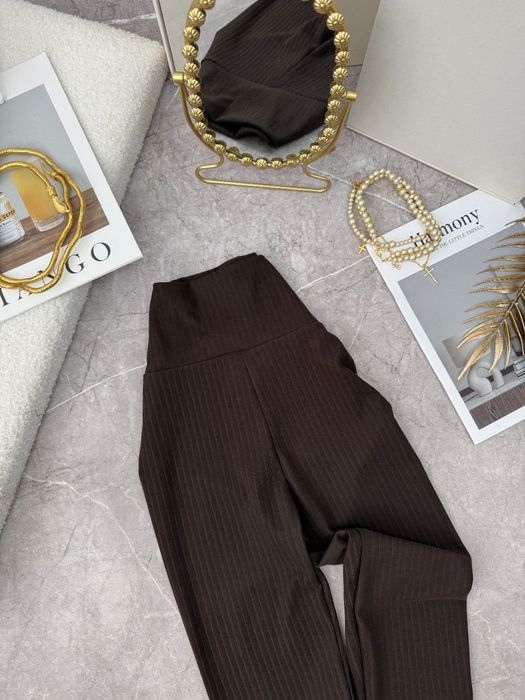 Black Friday Лосини зі штрипками утеплені пума смужка