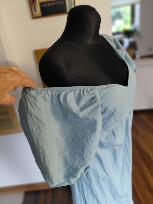 sukienka boho 40, naturalna Cotton