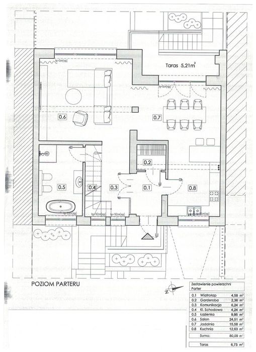 Segment Premium  282 m  z  tarasem  i ogrodem