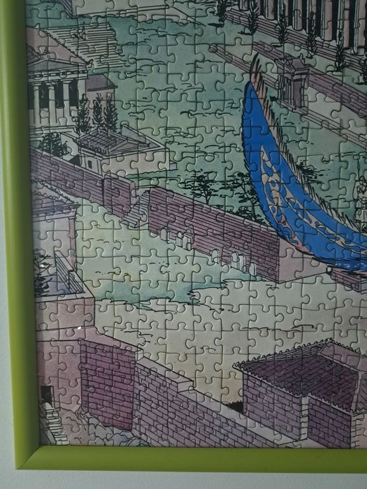 Puzzle com moldura