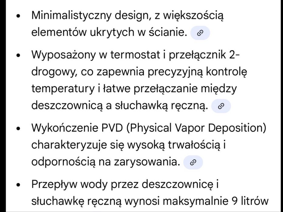 Zestaw prysznicowy podtynkowy złoty