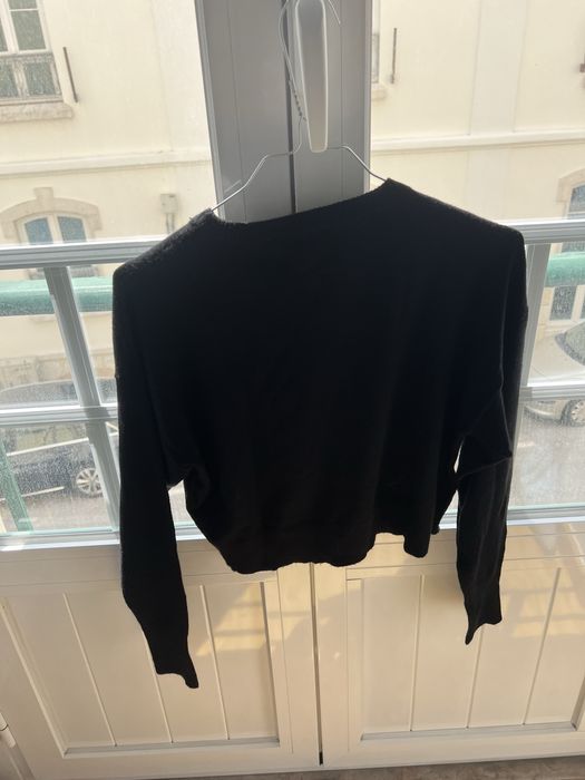 Camisola crop - Only - preta