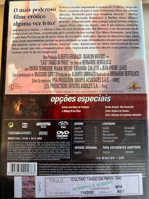 O Último Tango Em Paris de Bernardo Bertolucci