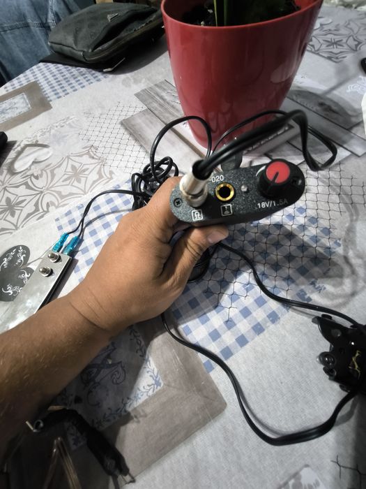 Máquina de tattoo, com calibrador