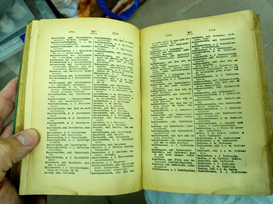 Edição antiga Dicionário Francês-Português