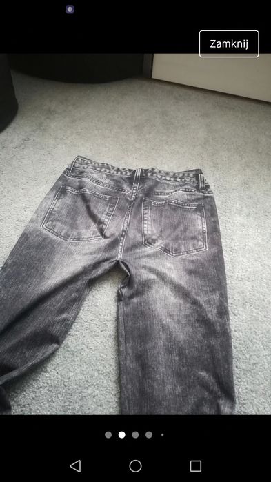 legginsy - jeansy Langsha