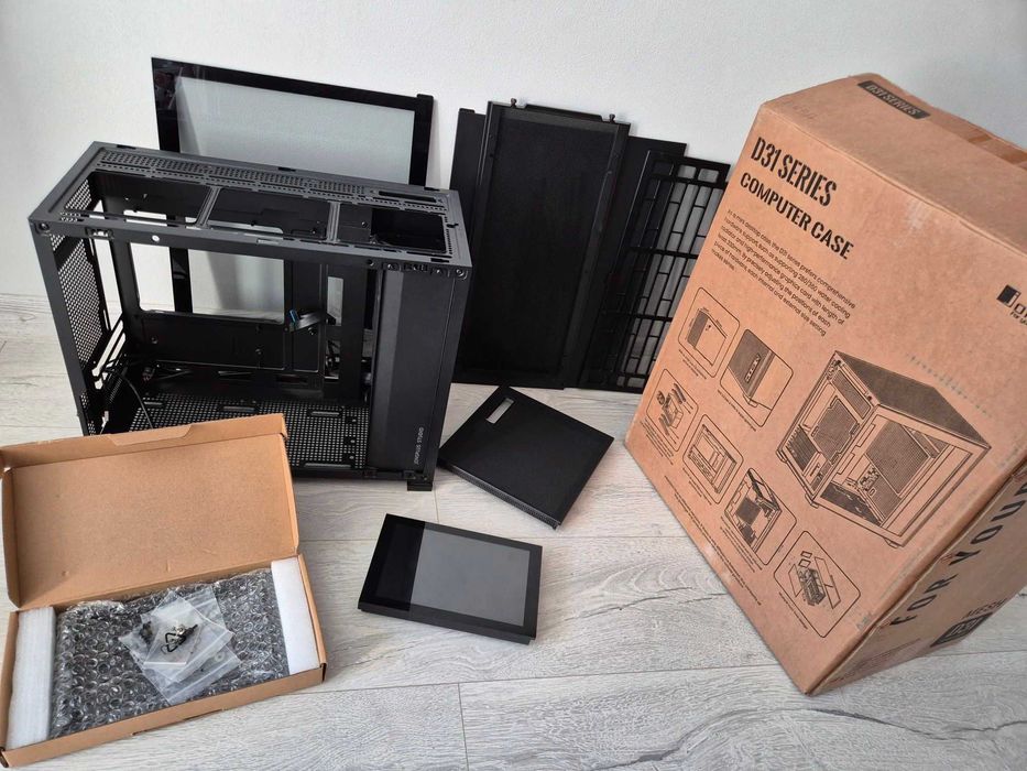 mATX корпус з монітором і топ продувом Ціна\якість. Jonsbo D31 Mesh SC