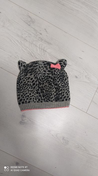 Czapka wiosenna panterka Smyk 52 cm