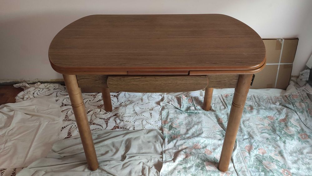 Mesa de Jantar extensível 172cm - Madeira Maçica