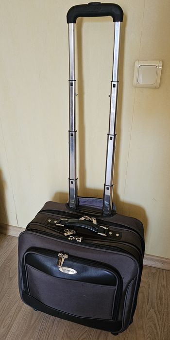Сумка-чемодан на колесах Samsonite / Кейс-пілот для ноутбука та речей