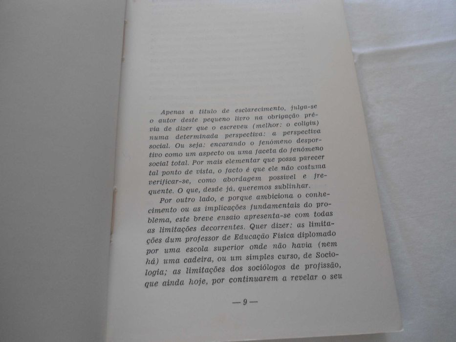 O Desporto e as estruturas sociais por José Esteves