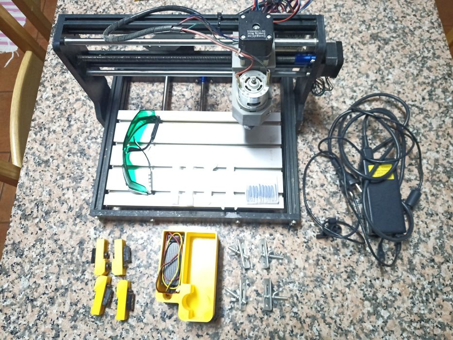 CNC 3018 + cabeça laser gravação 2,5w