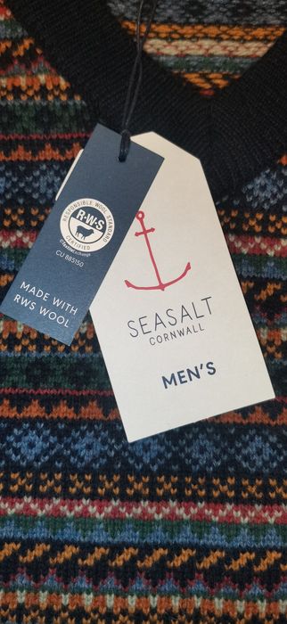 Жилетка із натуральної вовни Seasalt cornwall
