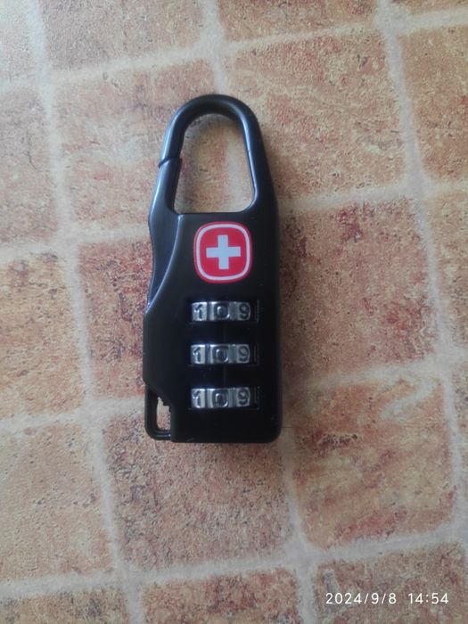 Замочек с кодом для сумки,рюкзака  для ребёнка в школу