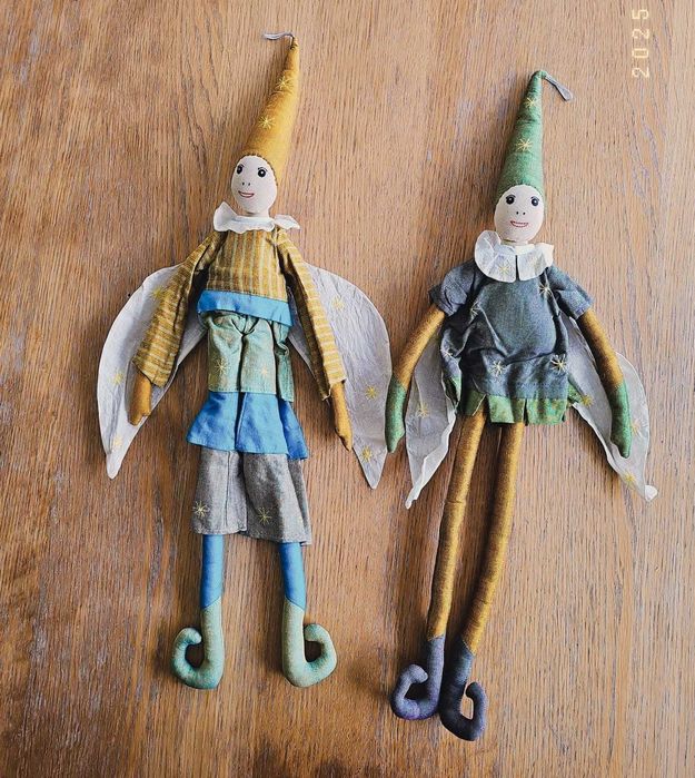 Bonecos Elfos de Pano marca L'Oiseau Bateau