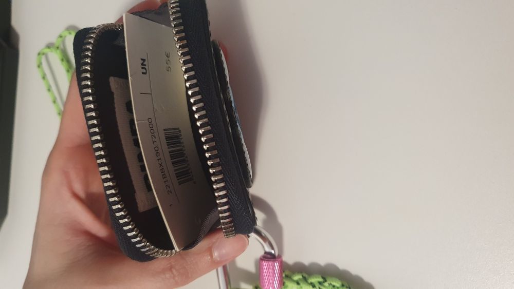 Porta moedas pele preto BimbayLola