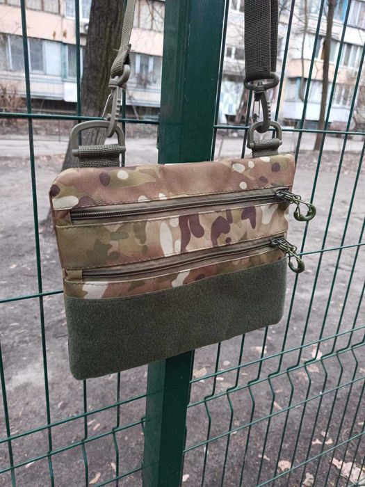 Мілітарі сумка мультикам камуфляж з панеллю і кобурою