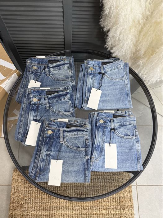 Джинси ZARA straight fit 34,36,38  оригінал