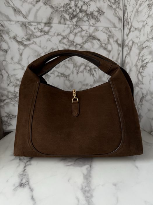Torebka Gucci Softbit Suede Brown