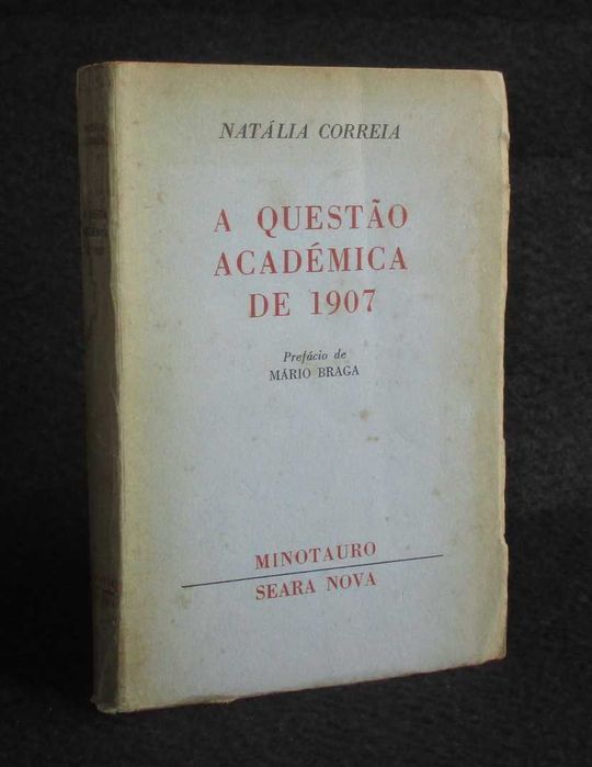 Book: The 1907 Academic Question by Natália Correia
