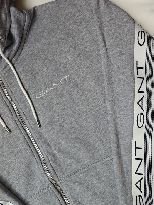 Gant bluza sportowa męska logowana bawełniana rozpinana S