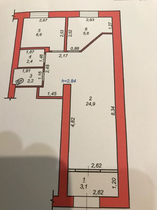Оренда приміщення 45 кв.м., Шевченка