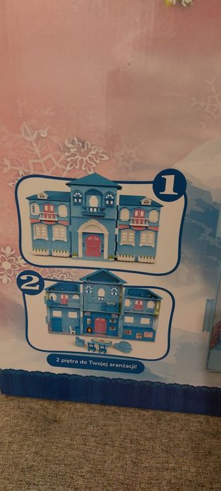 Duży domek z akcesoriami + lalka Elza