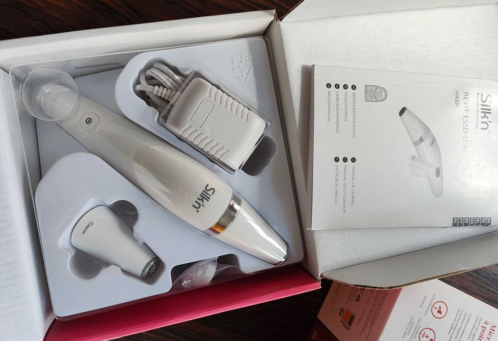 Silk'n ReVit Essential aparelho de microdermoabrasão como novo!