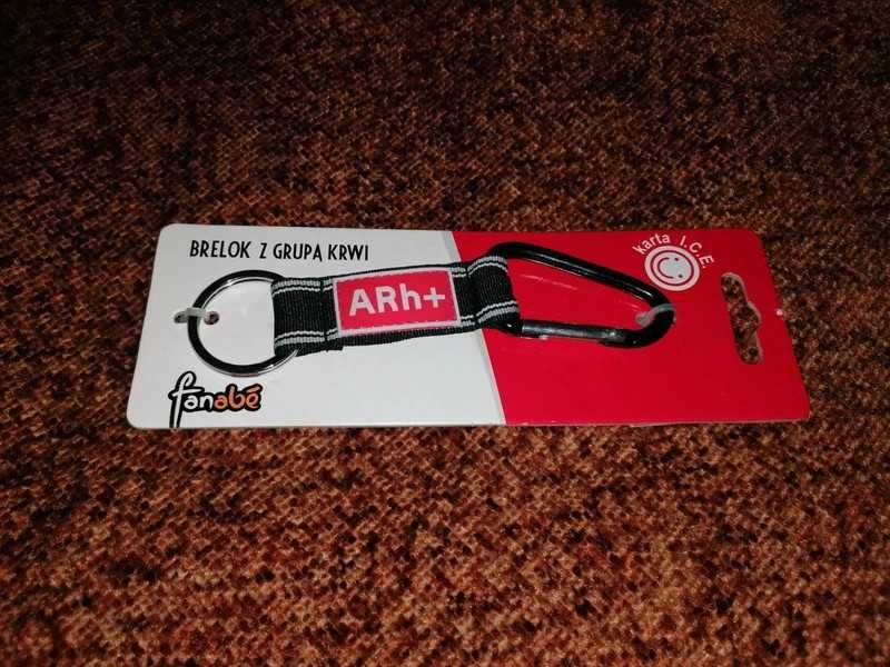 Breloczek, zawieszka z grupą krwi Arh+, Nowa