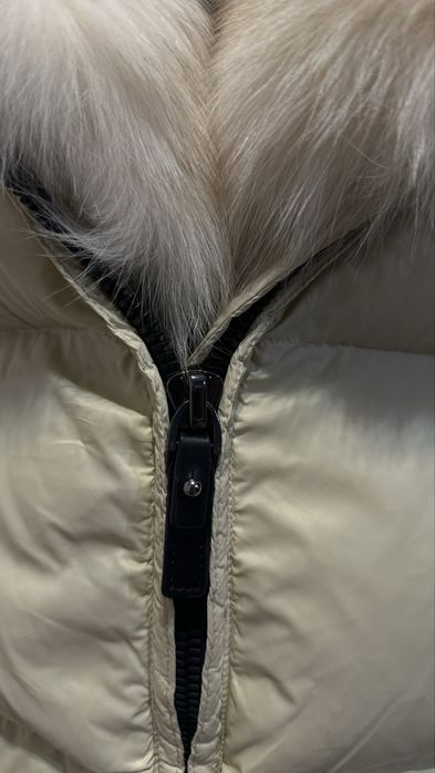 Куртка, пуховик з хутром песця