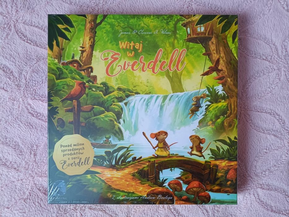 Nowa zafoliowana gra planszowa Everdell, doskonały prezent