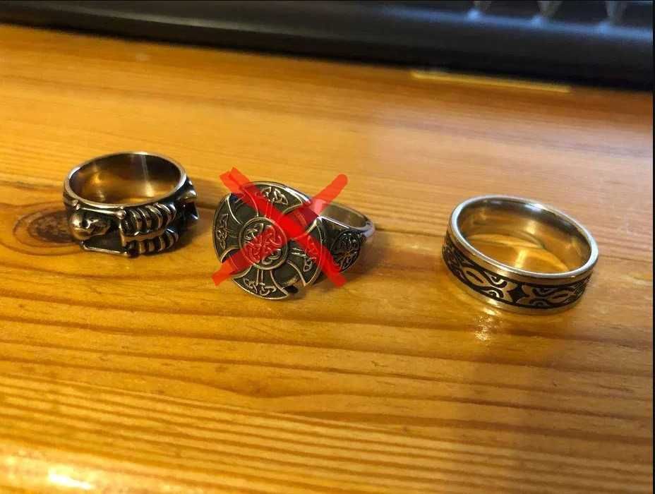 Кольцо перстень череп мальтийский крест рок: 180 грн. - Каблучки Київ ...