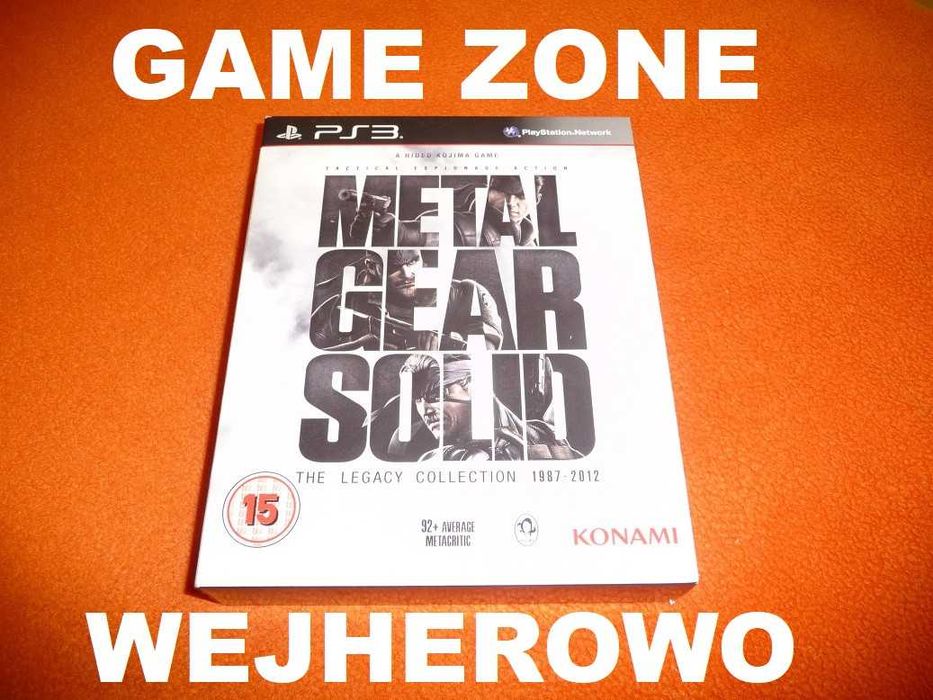 Metal Gear Solid The Legacy Collection PS3 + PS3 Slim = UNIKAT