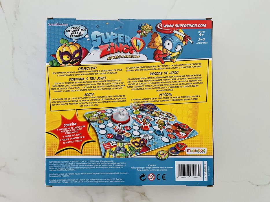 Jogo de tabuleiro SuperZings