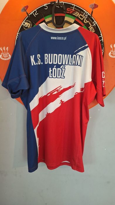 zestaw koszulek piłkarskich Budowlani Łódź, rugby, Keeza
