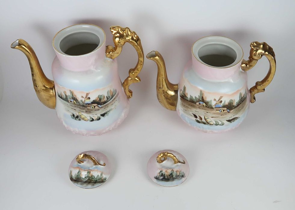 Serviço de Chá e Café - Grandela / Vista Alegre Séc. XIX / XX; CADA