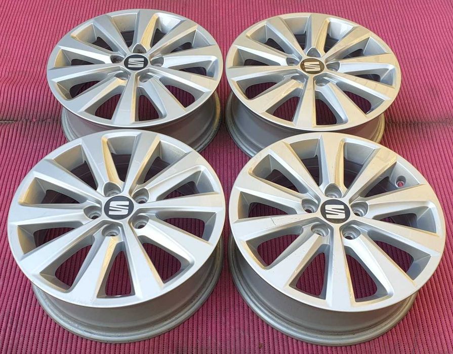 4028-Jantes 15 5x100 Originais Seat Ibiza, tbm para VW Polo, etc